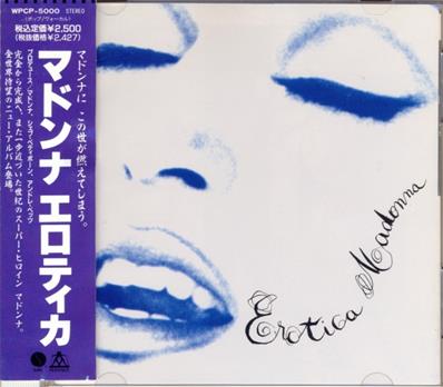 MADONNA - EROTICA / CD ALBUM JAPON