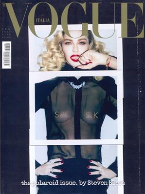 MADONNA / MAGAZINE VOGUE / COVER 1 / FEVRIER 2017 / ITALIE