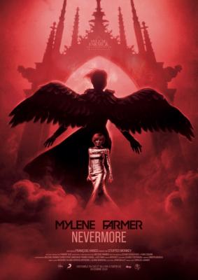 MYLENE FARMER - NEVERMORE 2024 - AFFICHE 2 41,5 cm x 29,5 cm