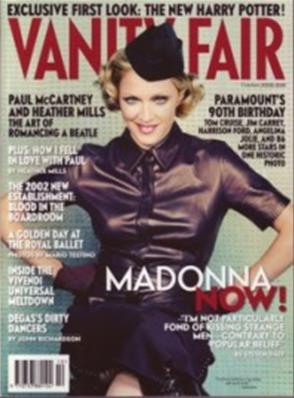 MADONNA / VANITY FAIR / OCTOBRE 2002 / UK